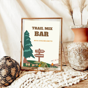 Laatste pad voor het Veil Trail Mix Bar-teken Poster