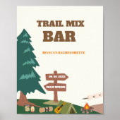 Laatste pad voor het Veil Trail Mix Bar-teken Poster (Voorkant)