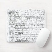 Laatste pagina van "A la Recherche du Temps Perdu" Muismat (Met muis)