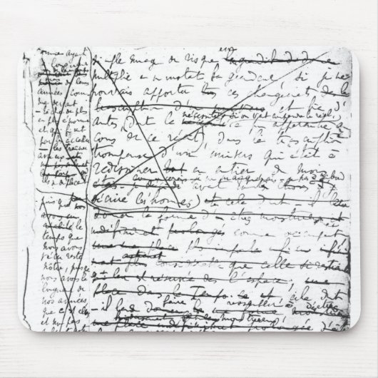 Laatste pagina van "A la Recherche du Temps Perdu" Muismat (Voorkant)