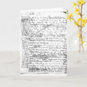 Laatste pagina van 'La Recherche du Temps Perdu' Kaart (Gele Bloem)