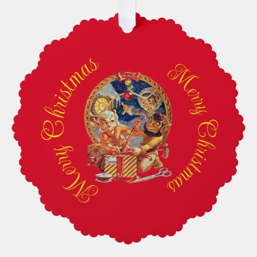 Laatste pakket ornament kaart (Voorkant)