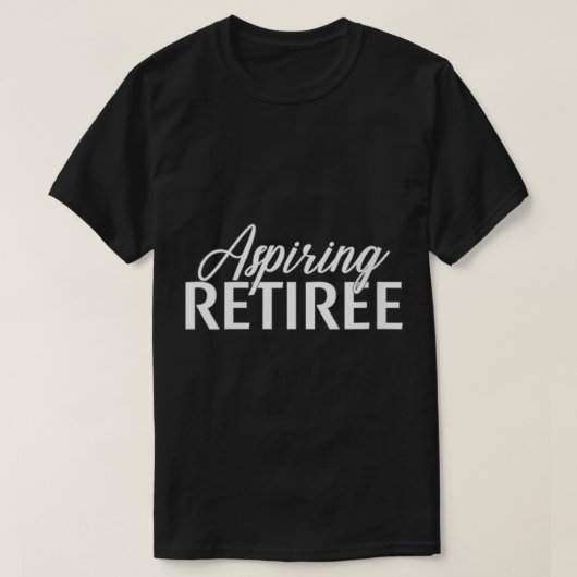 Laatste pensionering vrouw die retiree krijgt t-shirt (Design voorkant)