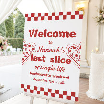Laatste plak Pizza Bachelorette Weekend Welkomstbo