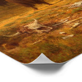 Laatste Poster van Buffalo - Albert Bierstadt Fine (Hoek)