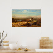 Laatste Poster van Buffalo - Albert Bierstadt Fine (Keuken)