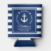 Laatste redding voor de Veil Nautical Bachelor Par Blikjeskoeler (Voorkant)