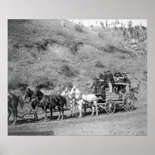 Laatste reis van de "Deadwood Coach" foto Poster (Voorkant)