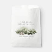 Laatste Reis Voor Het Sluier Bruidsweekend Bedankzakje (Voorkant)