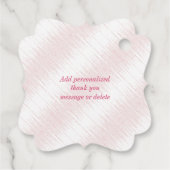 Laatste Rendez Veuve Bachelorette Weekend Route Bedankjes Labels (Achterkant)