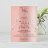 Laatste Rendez Veuve Bachelorette Weekend Route Kaart (Staand voorkant)