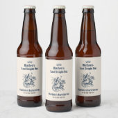 Laatste Ridder Uit Middeleeuwse Bachelorette Feest Bier Etiket (Flessen)