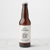 Laatste Ridder Uit Middeleeuwse Bachelorette Feest Bier Etiket (Voorkant)