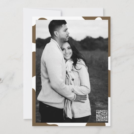 Laatste rit Denim Cowgirl Western vrijgezellenfees Kaart (Achterkant)