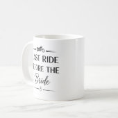 Laatste Rit Voor De Bruid Koffiemok (Voorkant links)