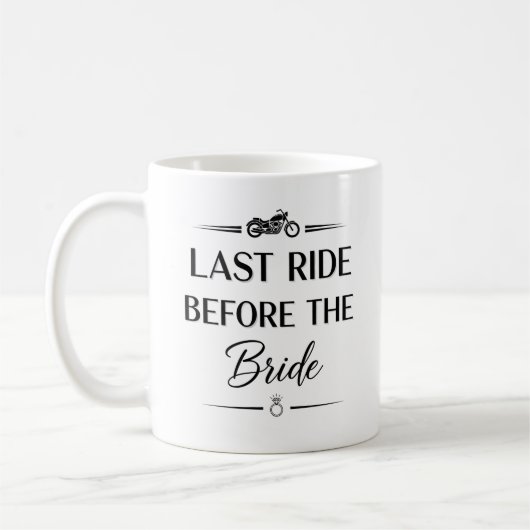 Laatste Rit Voor De Bruid Koffiemok (Links)