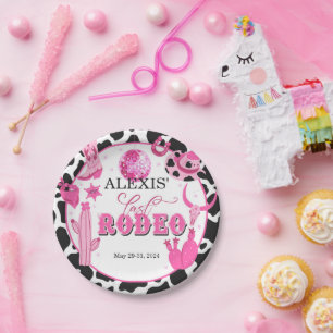 Laatste Rodeo aangepaste Borden voor papier Papieren Bordje