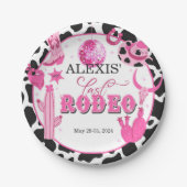 Laatste Rodeo aangepaste Borden voor papier Papieren Bordje (Voorkant)