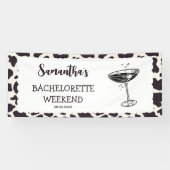 Laatste Rodeo Bachelorette Party Vrijgezellenfeest Spandoek (Horizontaal)