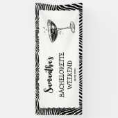 Laatste Rodeo Bachelorette Party Vrijgezellenfeest Spandoek (Verticaal)