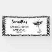 Laatste Rodeo Bachelorette Party Vrijgezellenfeest Spandoek (Horizontaal)