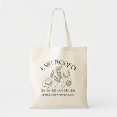 Laatste Rodeo Bachelorette, Persoonlijke Boho Brui Tote Bag (Voorkant)