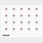 Laatste Rodeo Bachelorette Week-feest Ronde Sticker (Vel)