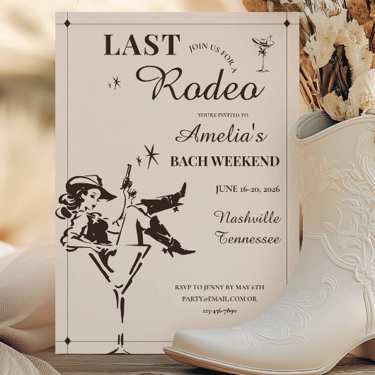 Laatste Rodeo Bachelorette Weekend Itinerarium Kaart