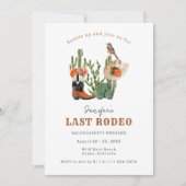Laatste Rodeo Bachelorette-weekend Kaart (Voorkant)