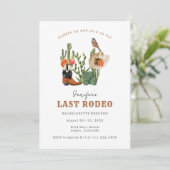 Laatste Rodeo Bachelorette-weekend Kaart (Staand voorkant)