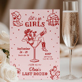 Laatste Rodeo Bachelorette Weekend Reisplan Doodle Kaart