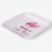 Laatste Rodeo Bachelorette-weekend | Roze Papieren Bordje (Gebogen)