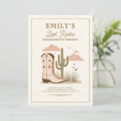 Laatste Rodeo Cactus vrijgezellenweekend Kaart (Staand voorkant)