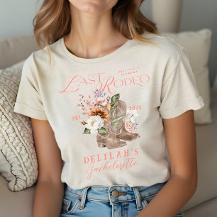 Laatste Rodeo Chic Cowgirl Laarzen Westerne Bachel Tri-Blend Shirt