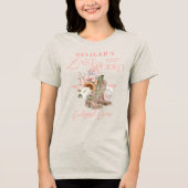 Laatste Rodeo Chic Cowgirl Laarzen Westerse Bruilo Tri-Blend Shirt (Voorkant)