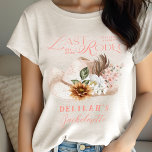 Laatste Rodeo Chic Cowgirl Pet Westerne bruidsfees<br><div class="desc">Stap in stijl met onze prachtige "Last Rodeo" cowgirl floral pet westerne bruidsfeest tri-blend shirt! Dit shirt, dat comfort en charme perfect combineert, is ontworpen voor de moderne bruid die haar unieke spirit viert. Perfect voor een vrijgezellenfeest met een Western thema, om je liefde voor alle Westerne dingen te laten...</div>
