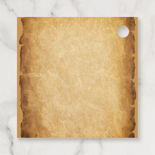 Laatste Rodeo Cowboy Grunge Bruine Verlovingsfeest Bedankjes Labels (Achterkant)