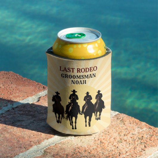 Laatste Rodeo Cowboy Zonsondergang Bruidsjonker Na Blikjeskoeler (Insitu Zwembad)