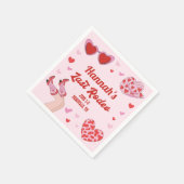 Laatste Rodeo Cowgirl Bachelorette Cocktail Napkin Servet (Hoek)