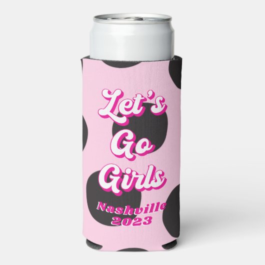 Laatste Rodeo Cowgirl Bachelorette Favor Seltzer Blikjeskoeler (Seltzer Achterkant)