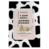 Laatste Rodeo Cowgirl Bachelorette Medium Cadeauzakje (Achterkant)