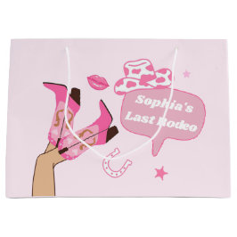 Laatste Rodeo Cowgirl Bachelorette Party Gift Bag Groot Cadeauzakje