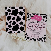 Laatste Rodeo Cowgirl Bachelorette Vrijgezellenfee Kaart