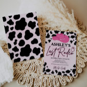 Laatste Rodeo Cowgirl Bachelorette Vrijgezellenfee Kaart