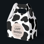 Laatste Rodeo Cowgirl Bachelorette Weekend Party Bedankdoosjes<br><div class="desc">Laatste Rodeo Cowgirl Bachelorette Weekend Party Favor Box</div>