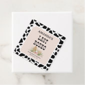 Laatste Rodeo Cowgirl Bachelorette Weekend Party Bedankjes Labels (In situ)