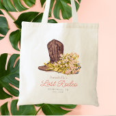 Laatste Rodeo Cowgirl Boot Floral Bachelorette Fav Tote Bag