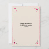 Laatste Rodeo Cowgirl Fun Nash Bash Bachelorette Kaart (Achterkant)