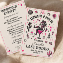 Laatste Rodeo Cowgirl Fun Nash Bash Bachelorette