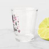 Laatste Rodeo Cowgirl Fun Nash Bash Bachelorette Shot Glas (Rechts)